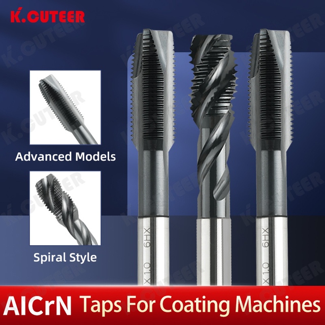 High-Speed Steel Taps with Cobalt for Aluminum and Steel