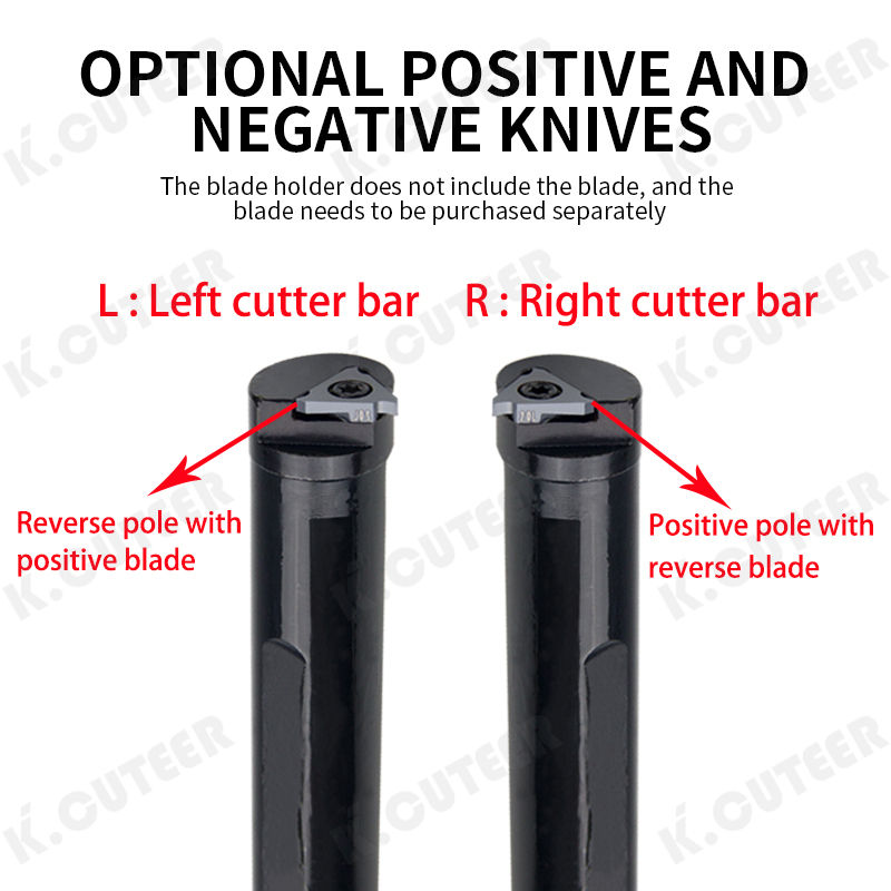 CNC Lathe Machine Internal Grooving Turning Tools Slotting Tool for Tgf32r/L Insert
