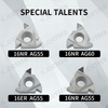 PCD Diamond Tools Carbide Inserts CNC Threading Inserts Indexable Lathe Tools
