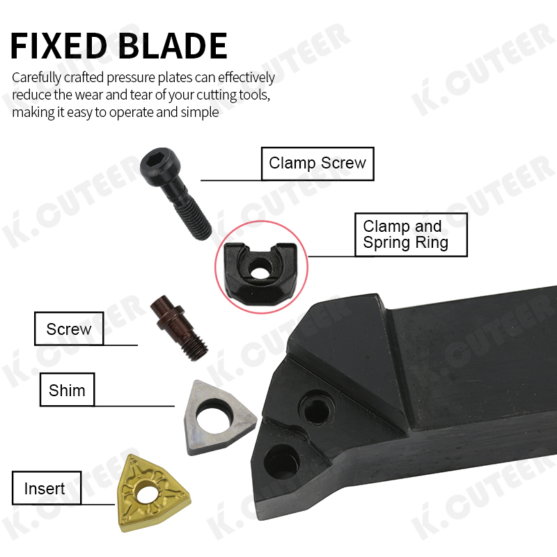 CNC Lathe Tool Accessory Pressure Plate, CNC Tool Holder Accessory Clamping Blade
