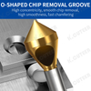 High-Speed Steel Chamfer Cutter with Cobalt Titanium Coating