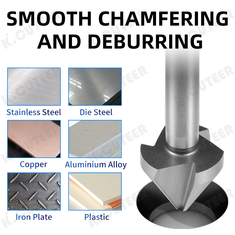 High-Speed Steel Countersink Drill for Wood and Steel