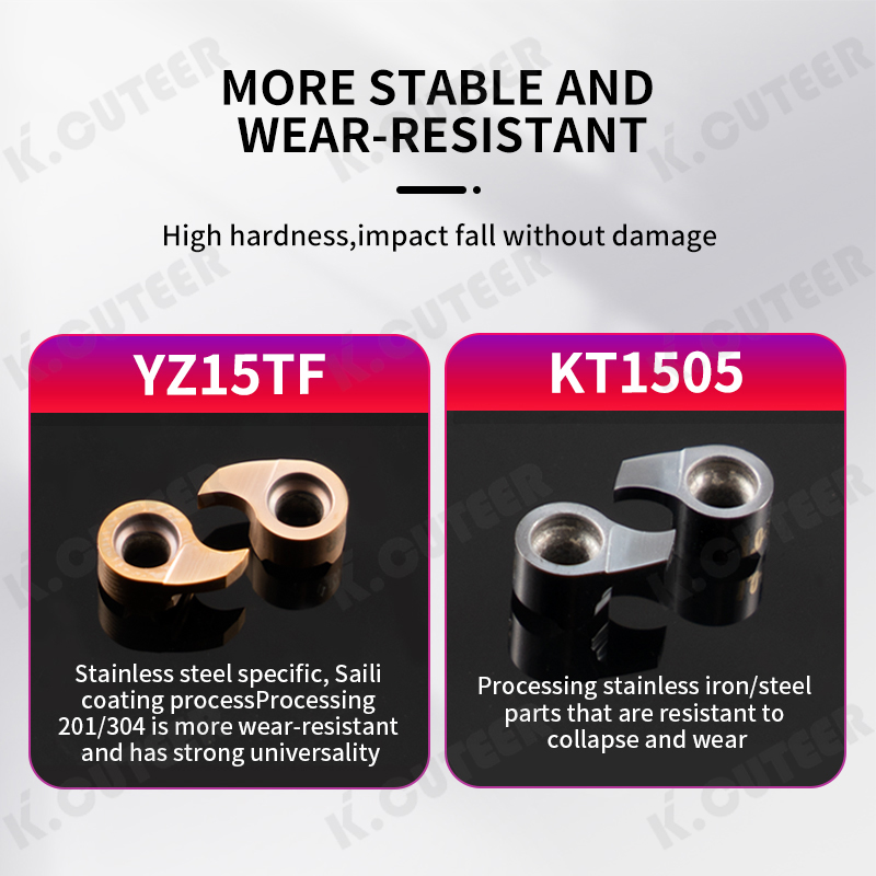 Precision CNC Comma Groove Insert for High-Quality Machining