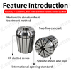 Premium ER Elastic Collet Spring Chuck Set for End Mills