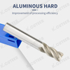 Durable 4 Flute White Steel Milling Cutter for Efficient Cutting