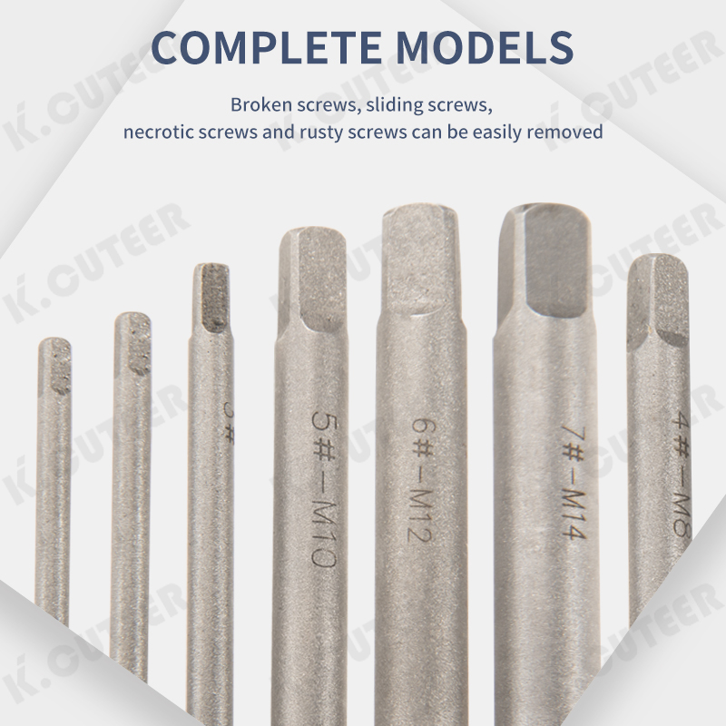 Tap Extractor Broken Screw Remover Multipurpose Tap Extraction Tool Screw Disassembly Tool