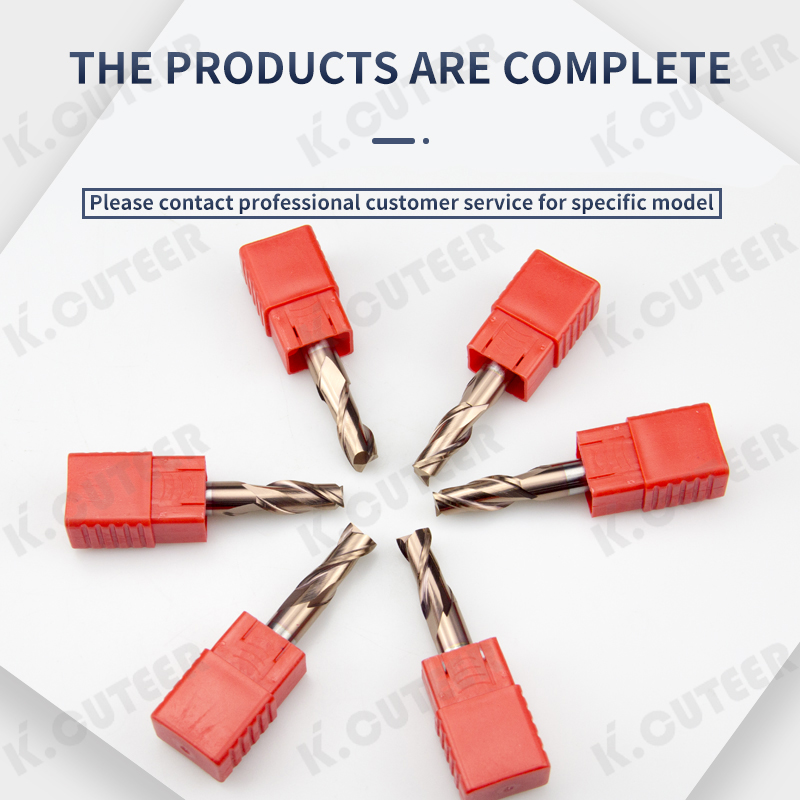Durable Two-Flute Tungsten Carbide End Mill for Metalworking Applications