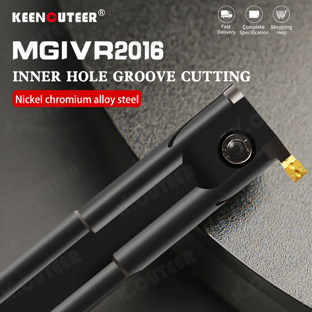Grooving Tool Holder Mgivr Straight Shank Internal Turning Tool Lathe Bar