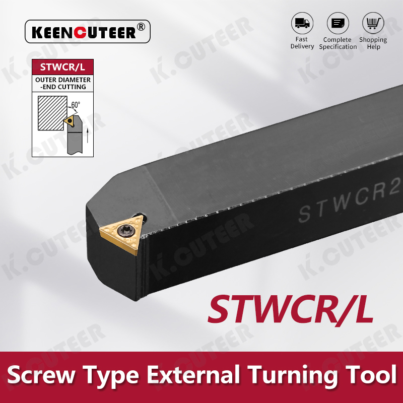 External Lathe Tool 60° Stwcr External Thread Turning Tool Machine Clamp