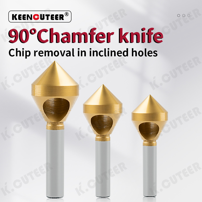 M35 Cobalt-Coated 90-Degree Countersink Drill Bit for Deburring and Reaming