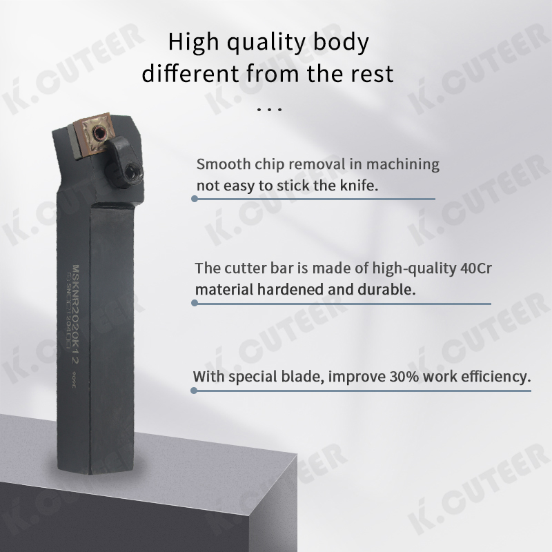 CNC Lathe Tool Holder for External Turning Tool with 75-Degree