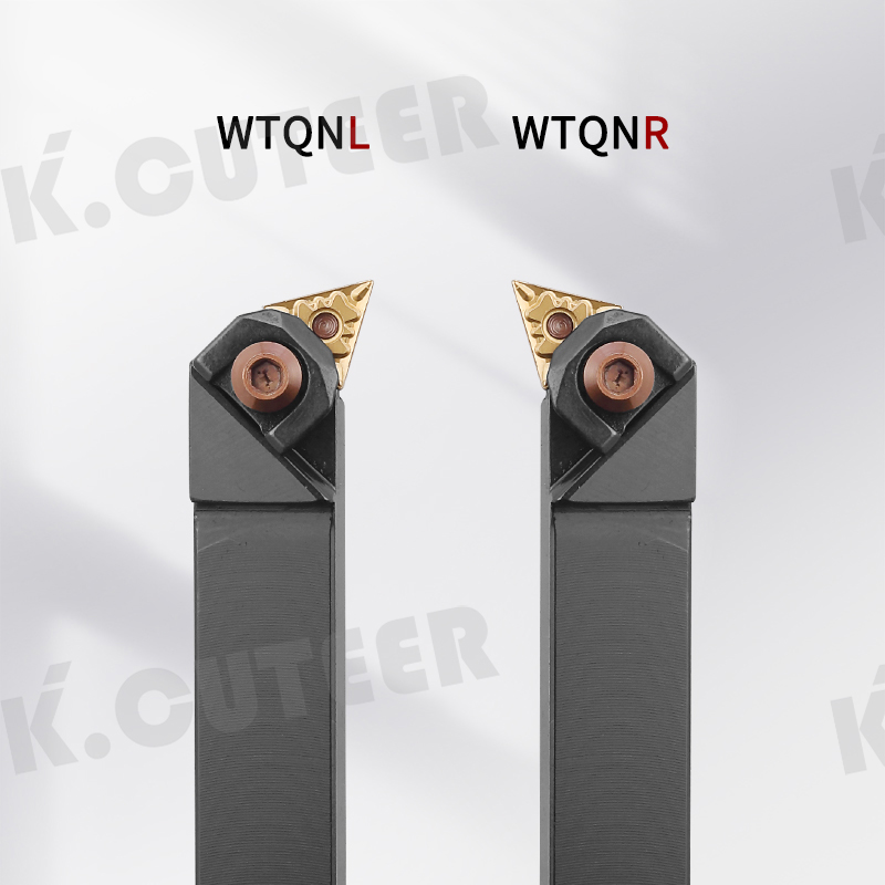 Wtqnr 107° Main Rake Angle External Cylindrical End Face Turning Tool