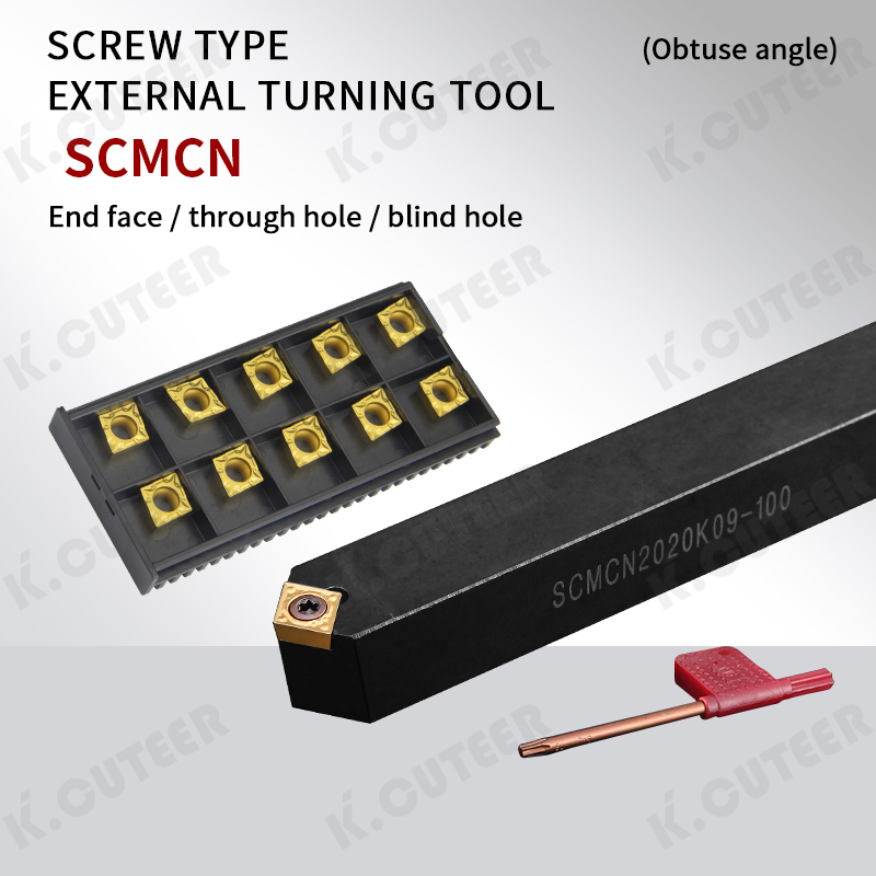 CNC Lathe Tool 50-Degree Diamond-Shaped External Turning Tool Holder