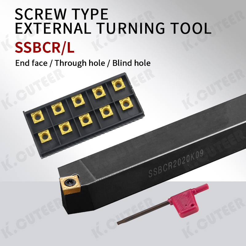 CNC Tool Lathe Tool Holder 75-Degree External Turning Tool