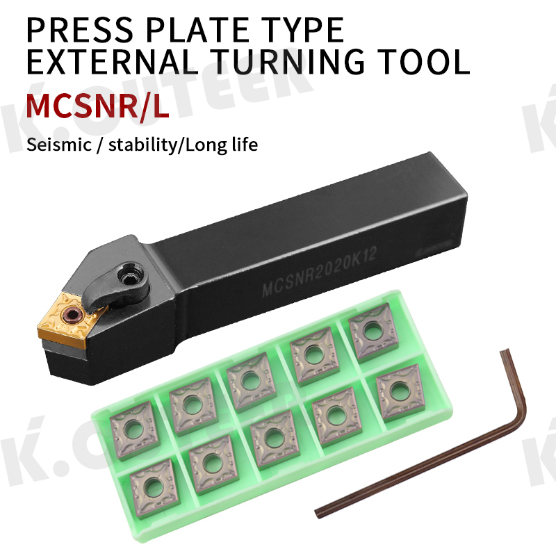 CNC Lathe Tool 45-Degree Composite Mcsnr External Turning Tool Holder