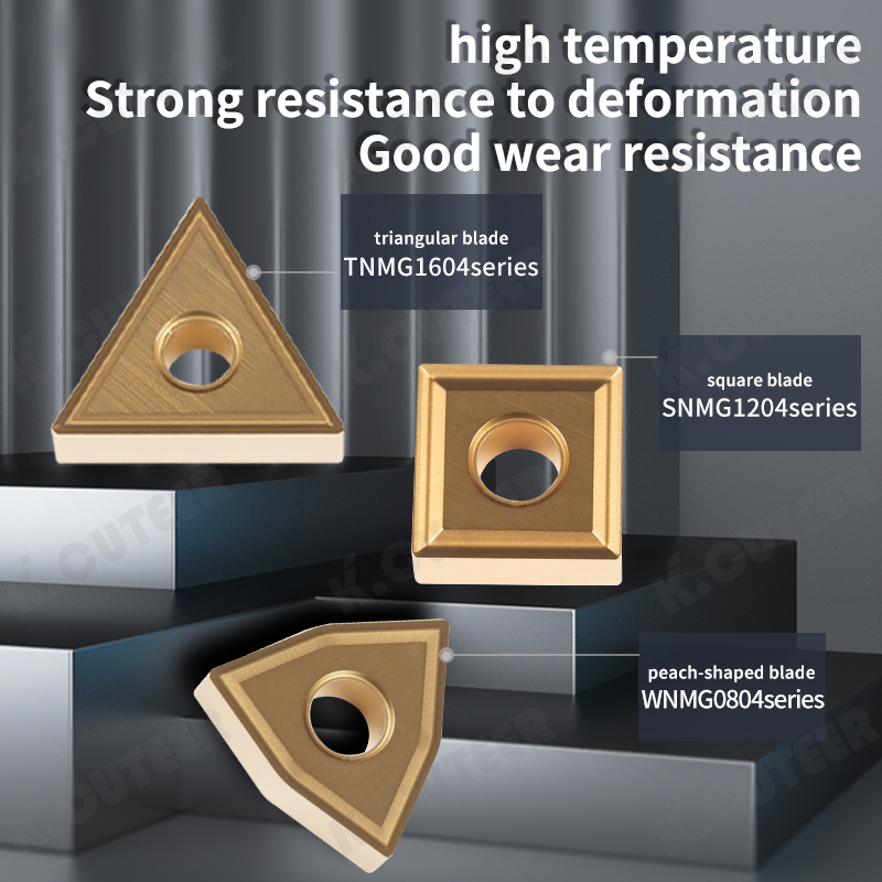 Keencuteer Wear-Resistant High-Hardness Carbide CNC Turning Inserts Dcmt/Ccmt/Tnmg/Wnmg/CBN/Snmg/Cnmg/Mgmn/Mrmn