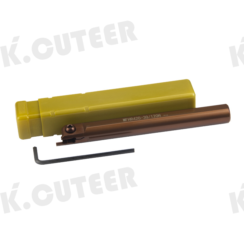 Spring steel end face cutting groove arbor