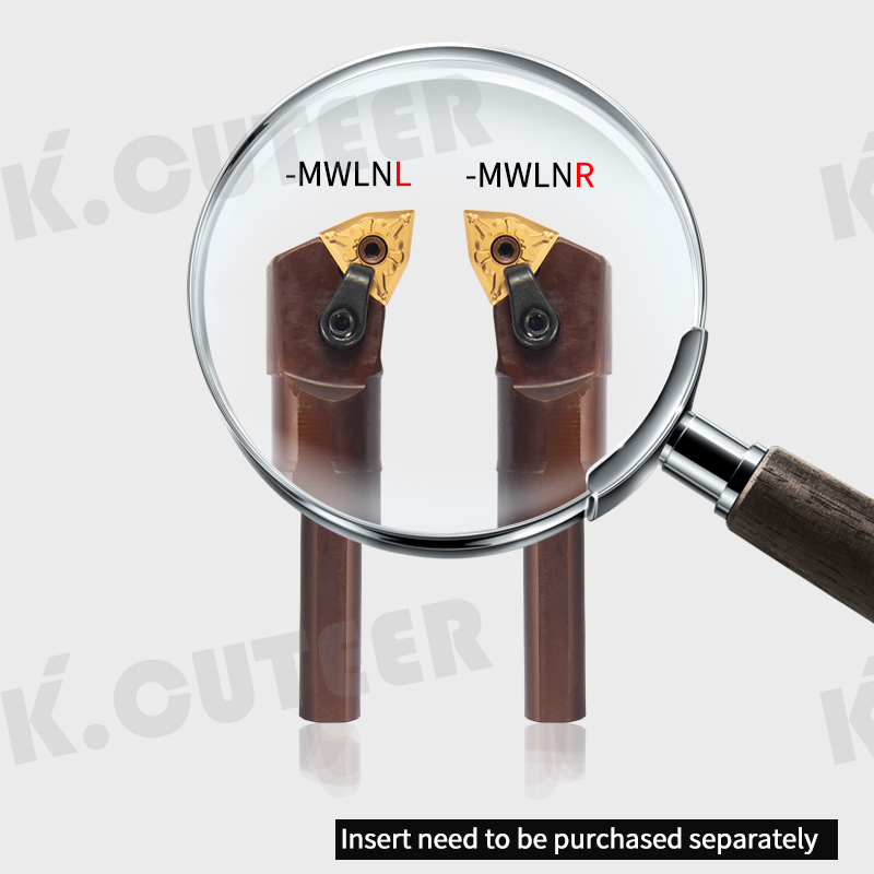 Spring steel Internal Turning Tool Holder WNMG Carbide Inserts CNC Cutting Tools