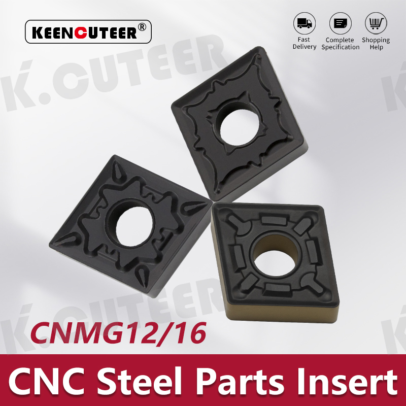 CNMG Blade for Steel CNMG12/16 MA/BF/PR/CQ/PM Carbide Insert for MCGNR/L External Turning Tool