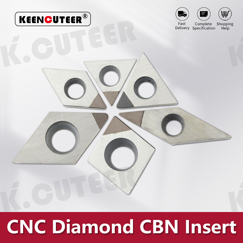 Diamond CBN two-sided insert cutter CNC indexable insert PCD two-sided insert 