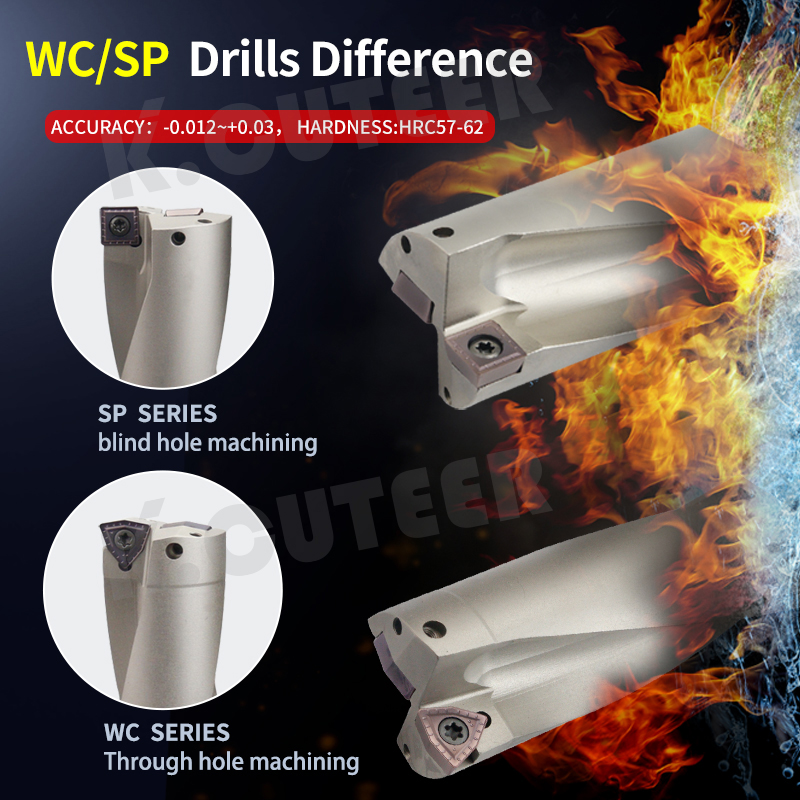 U drill shank, violent drill, fast water jet drill bit, WC blade shank