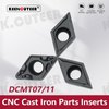 CNC Gray Cast Iron DCMT CNC insert for the CNC tools