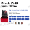 HSS Straight shank twist drill bit Black Coated Straight Shank Drill Bit 