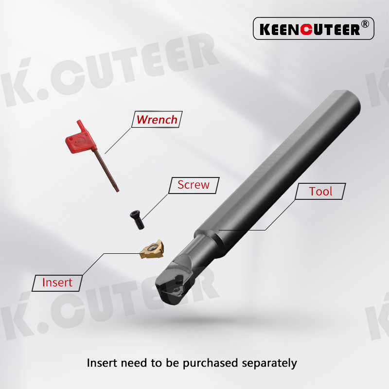 CNC large shank small head internal thread turning tool bar CNC tool