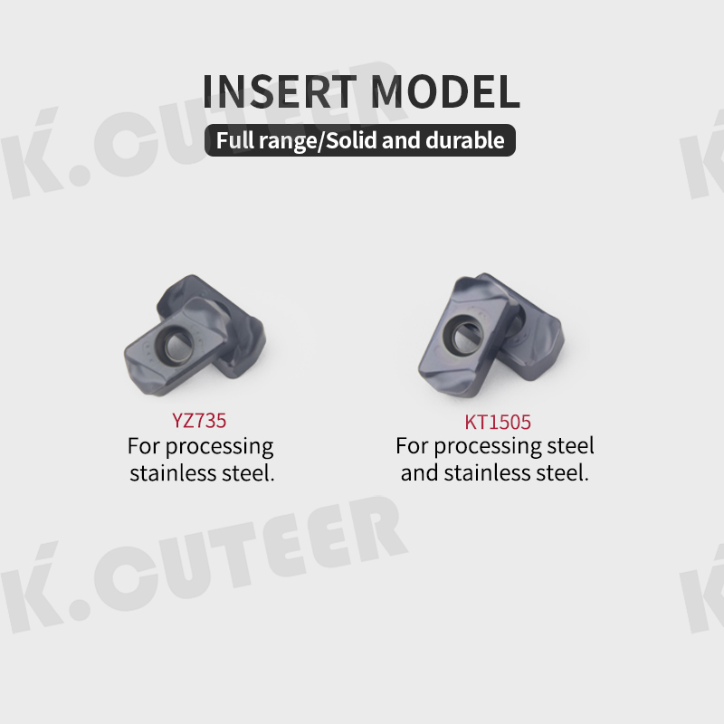 LNMU03 Fast Forward Toolholder CNC Machining Center High Efficiency Fast End Mill Cutter Head