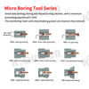  MKR Small Bore Boring Tool Aseismic Carbide Micro Diameter Internal Grooving Cutter 