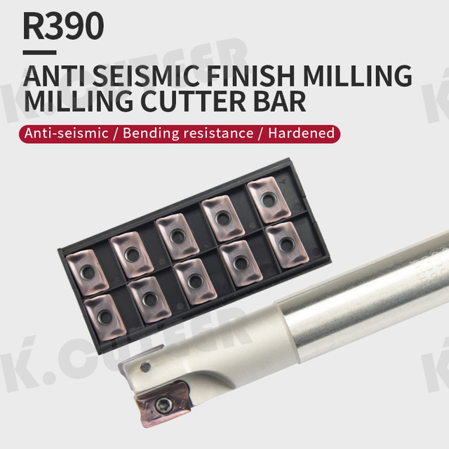  Indexable face milling cutter holder and CNC tool combination for R39011 carbide