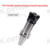 Keencuteer Asrf12/15 Rapid Feed Milling Tool Holder Center Hole Static Grinding