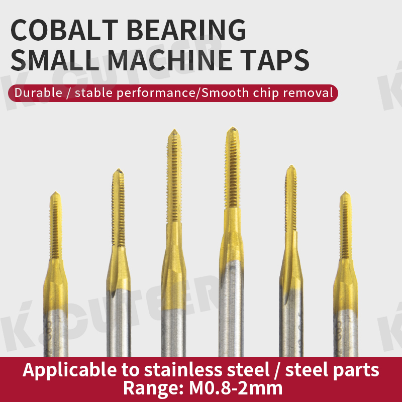 CNC machining lathe turning parts containing cobalt small taps