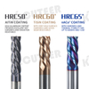 Milling Cutter Carbide End Alloy Coating HRC50/60/65 Tungsten Steel Tool 