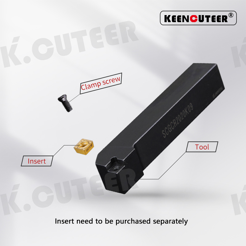 91 Degree External CNC Turning Tool Holder CCMT Carbide Inserts Lathe Accessorie