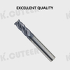 HRC50 Straight Shank Milling Cutter Alloy Coating Carbide Lathe tools CNC Machines