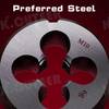 Keencuteer preferred Steel 3MM-30MM circular plate tooth 9SICR alloy steel material