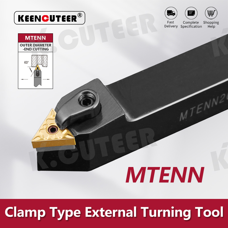 MTENN2020K16 MTENN1616H16 MTENN2525M16 External Turning Tool Holder TNMG16 Carbide Inserts 