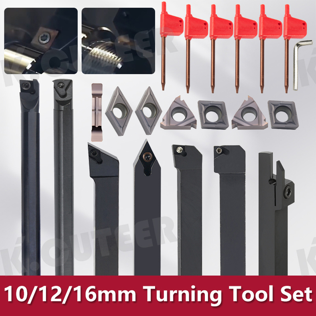 Smooth chip removal and durable ALL series Turning Tool Sets for CNC 