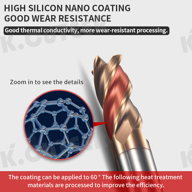 Tungsten Shank Milling Cutter CNC Machines Tools Alloy Coating Carbide for Lathe