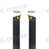 SDQCR1616H11/SDQCR2020K11/SDQCL2525M11 External Turning Tool Holder DCMT/DCGT11 Carbide Inserts 