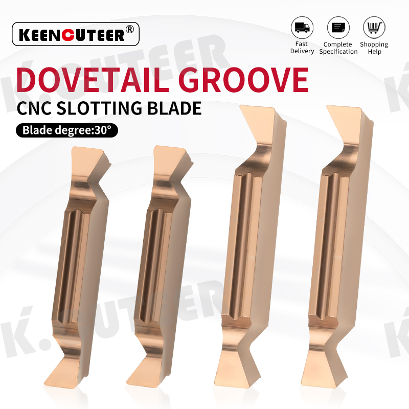 Dovetail Grooving Cutter CNC Cutting Tools Shallow Grooving Inserts Lathe Tools For Steels