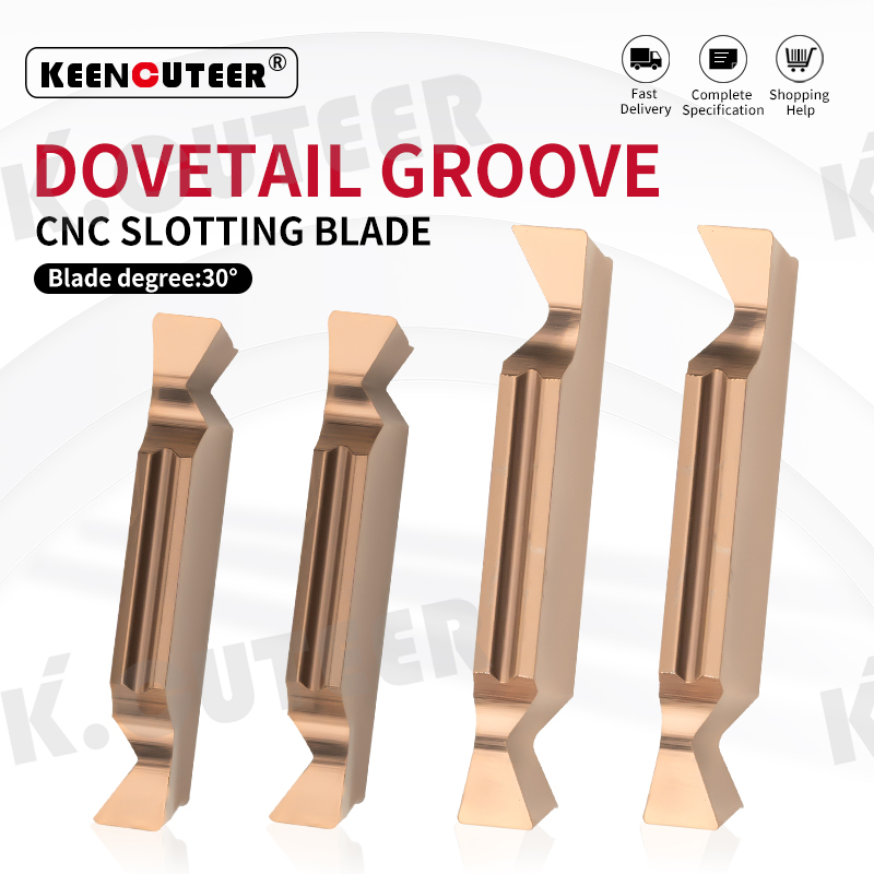 Dovetail Grooving Cutter CNC Cutting Tools Shallow Grooving Inserts Lathe Tools For Steels