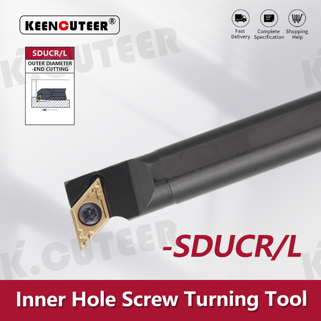 S16Q-SDUCR11 S20R-SDUCR11 S25S-SDUCR11 Internal Turning Tool Holder DCMT Carbide Inserts Lathe Bar