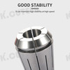 CNC Mechanical Water Stop Chuck High Precision ERS16/20/25/32 Center Outlet Collet