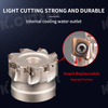 Double-sided high-efficiency open rough square shoulder end mill 4NKT blade milling cutter