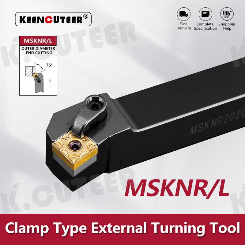 External Turning Tool Holder SNMG Carbide Inserts MSKNR/L Lathe Cutting Tools