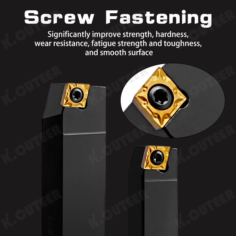 External Turning Tool Holder Ccmt06/09 Carbide Inserts Lathe CNC Cutting Tools Set