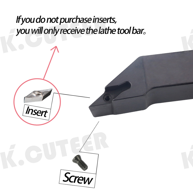 SVJCR1212H11 SVJCR1616H11 SVJCL1616H11 External Turning Tool Holder VCGT11 Carbide Inserts 