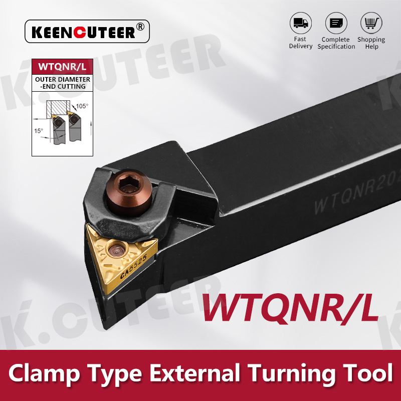 WTQNR Series Cutting tool holder Use TNMG160404 TNMG160408 carbide insert